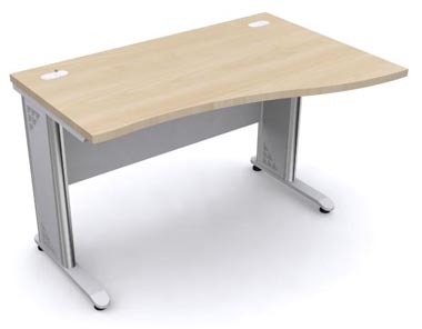 โต๊ะทำงานขาเหล็ก S-SHAPE DESK